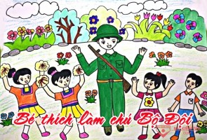 Chủ đề nhánh: Bé thích làm chú bộ đội, Ngày thứ sáu