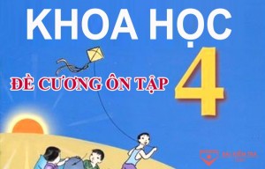 Đề cương ôn tập thi cuối kì 1, môn Khoa học lớp 4