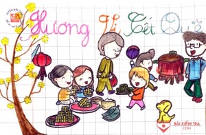 Bài dự thi ngày Tết trong em: Hương vị Tết quê