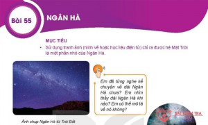 Giải bài tập Khoa học tự nhiên 6, Bài 55: Ngân hà