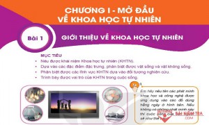 Giải bài tập Khoa học tự nhiên 6, Bài 1: Giới thiệu về khoa học tự nhiên