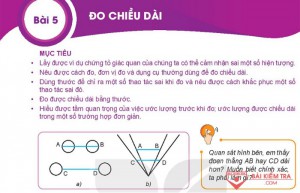 Giải bài tập Khoa học tự nhiên 6, Bài 5: Đo chiều dài