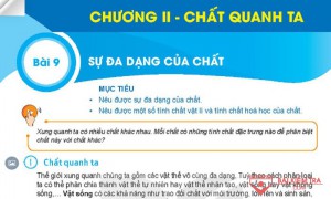 Giải bài tập Khoa học tự nhiên 6, Bài 9: SỰ ĐA DẠNG CỦA CHẤT