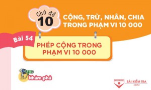 Giải Toán 3 Kết nối tri thức, Bài 54: Phép cộng trong phạm vi 10000