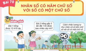 Giải Toán 3, Kết nối tri thức, Bài 70: Nhân số có năm chữ số với số có một chữ số