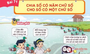Giải Toán 3, Kết nối tri thức, Bài 71: Chia số có năm chữ số với số có một chữ số