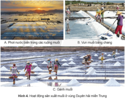 Giải Lịch sử và Địa lí 4 sách Cánh diều, bài 12: Dân cư, hoạt động sản xuất và một số nét văn hóa ở vùng Duyên hải miền Trung