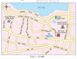 Giải Địa lí 6 sách Cánh diều, bài 4: Thực hành đọc bản đồ. Xác định vị trí của đối tượng địa lí trên bản đồ
