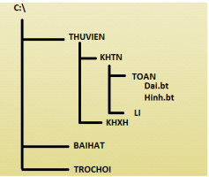 Giải Tin học 6 sách Chân trời, bài 11: Tổ chức thông tin trong máy tính