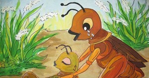 Viết đoạn văn miêu tả tâm trạng Dế Mèn sau khi chôn Dế Choắt
