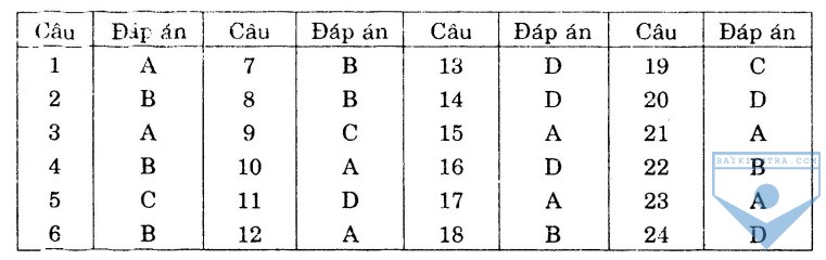 dap an bai so 27