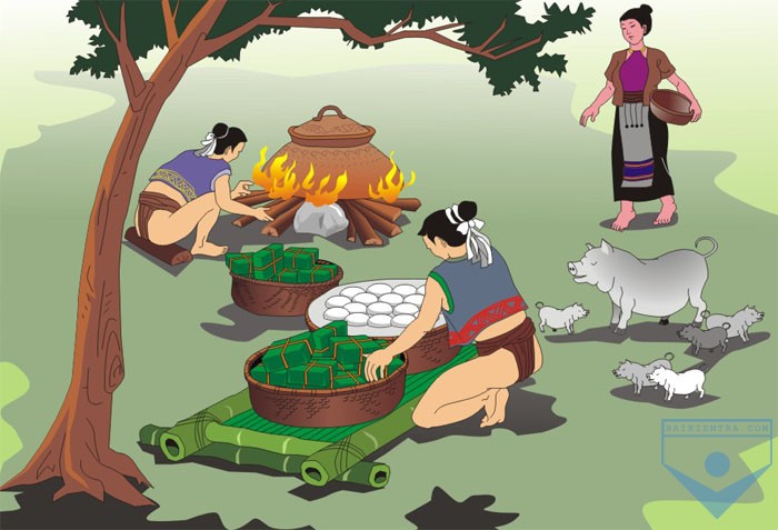 Bánh Chưng ngày Tết