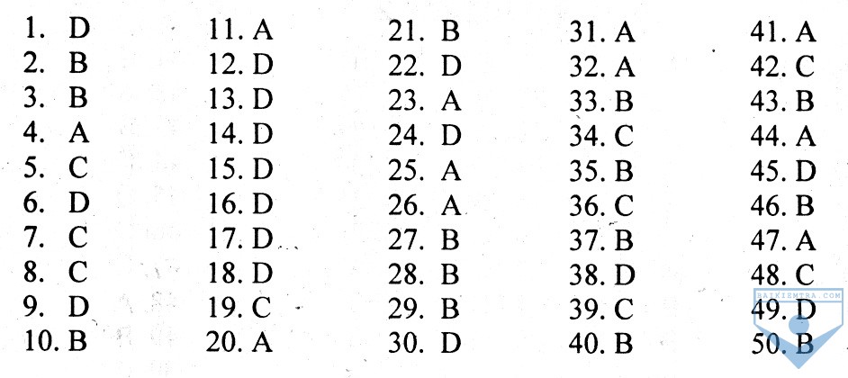 test yourself B