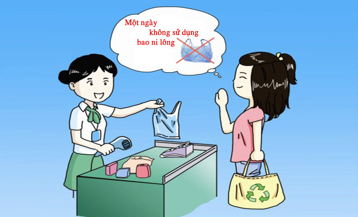 Một ngày không sử dụng bao ni lông