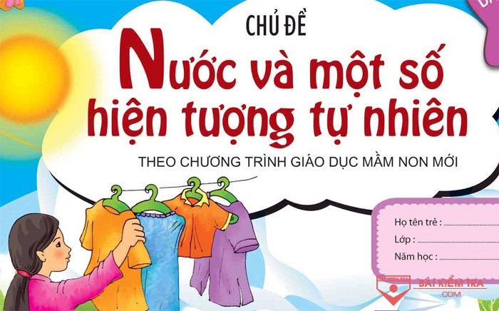 Kế hoạch giáo dục chủ đề: Nước và hiện tượng tự nhiên