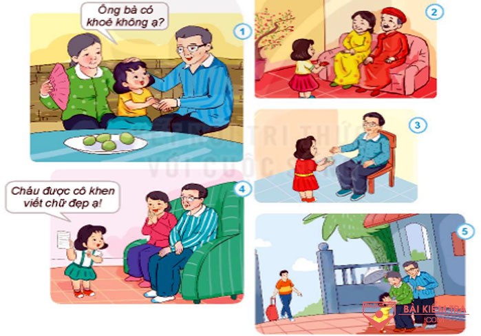 Soạn giảng Đạo đức lớp 1 - Bài 7: Quan tâm chăm sóc ông bà