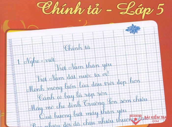 Rèn luyện học sinh lớp 5 yếu chính tả
