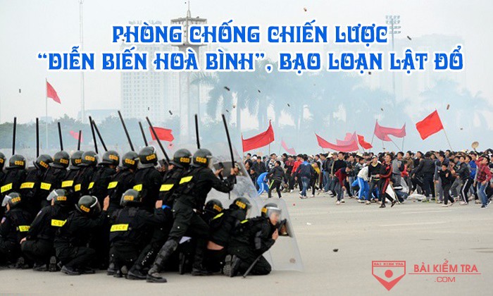 Mục tiêu, nhiệm vụ, quan điểm và phương châm phòng, chống chiến lược “Diễn biến hoà bình”, bạo loạn lật đổ của Đảng, Nhà nước ta