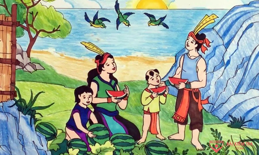 Cảm nghĩ của em về truyện ‘Sự tích dưa hấu’