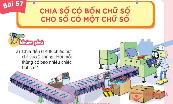 Giải Toán 3 Kết nối tri thức, Bài 57: Chia số có bốn chữ số cho số có một chữ số