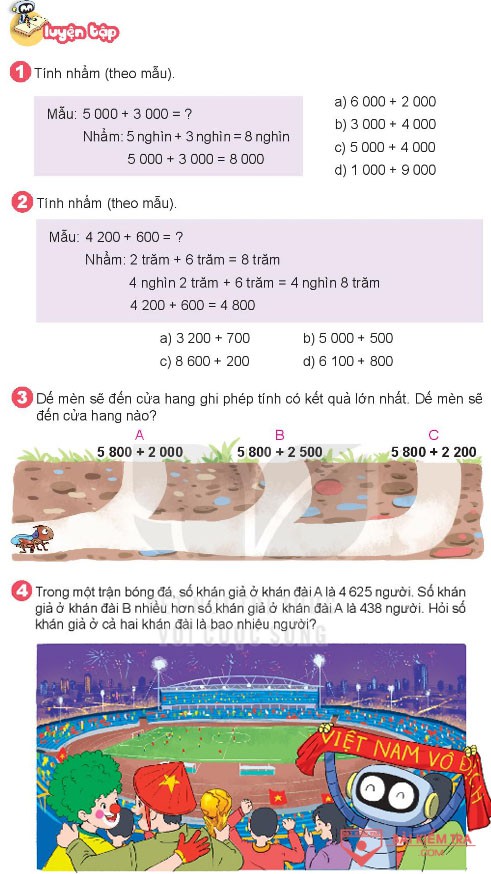 luyen tap bai 54 cong tru nhan chia trong pham vi 10000